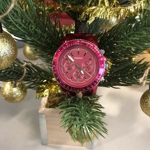 Fossil Chronograph RED